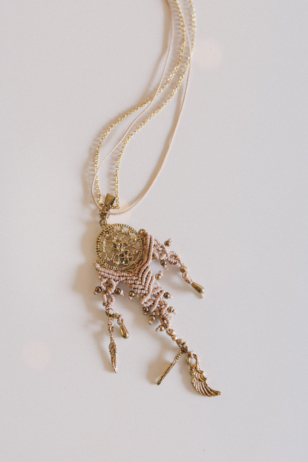 Dream Forever Woven Necklace - Gold