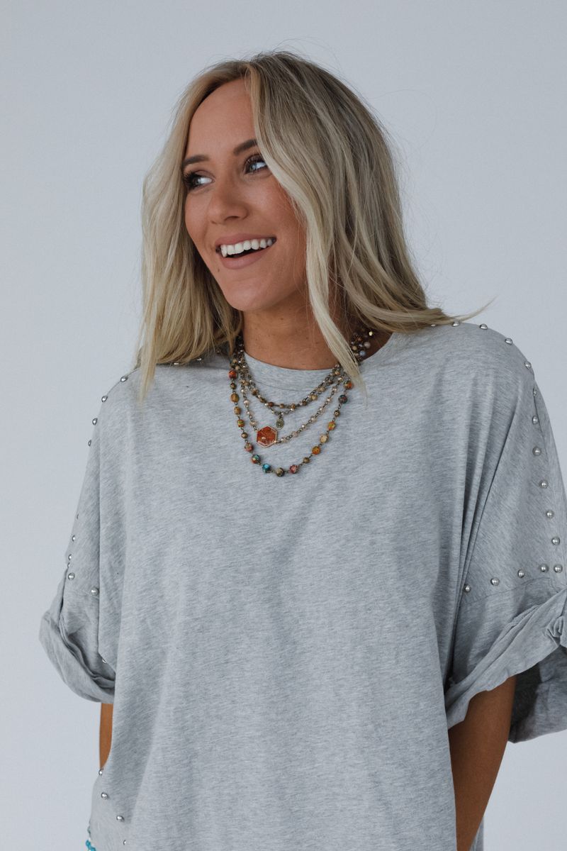 Gotta Glow Cascading Necklace - Orange