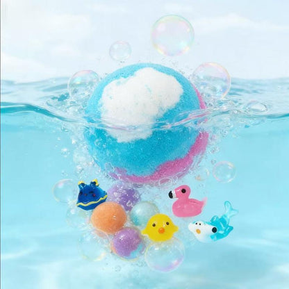 🔥 Natural Bath Bombs for Kids with Mega Bubbles & Surprise Inside🫧12 pcs[1 Box]