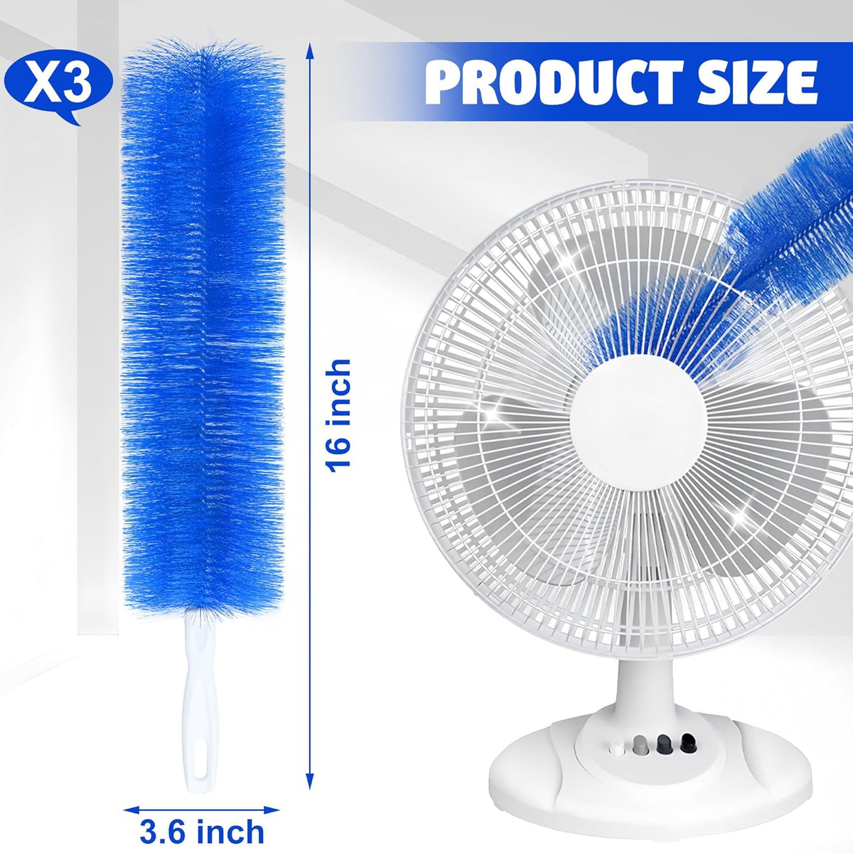 🔥Bendable Microfiber Head,Reusable Dust Remover
