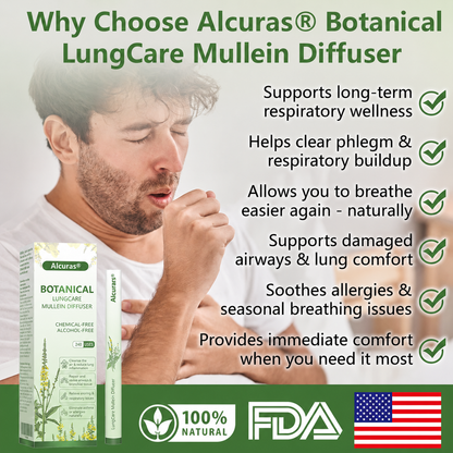 🔥Alcuras® Botanical LungCare Mullein Diffuser