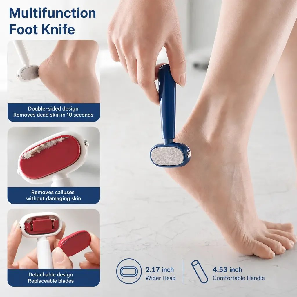 💅Dual-Sided Foot Callus Remover – Smooth, Soft Feet Without the Fuss