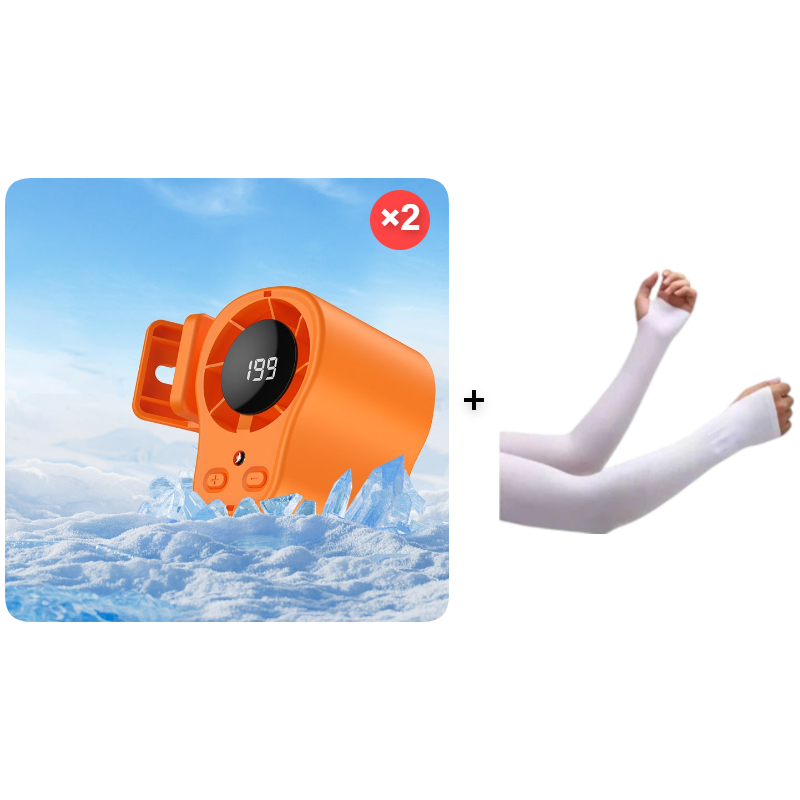🔥50% OFF ✨Hands-Free Personal Cooling Fan with LED Display