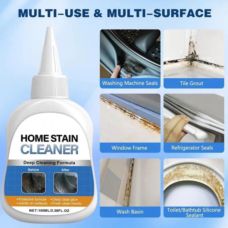 Say Goodbye to Stubborn Mold! Multi-Purpose Mold Remover Gel + Scrub Brush