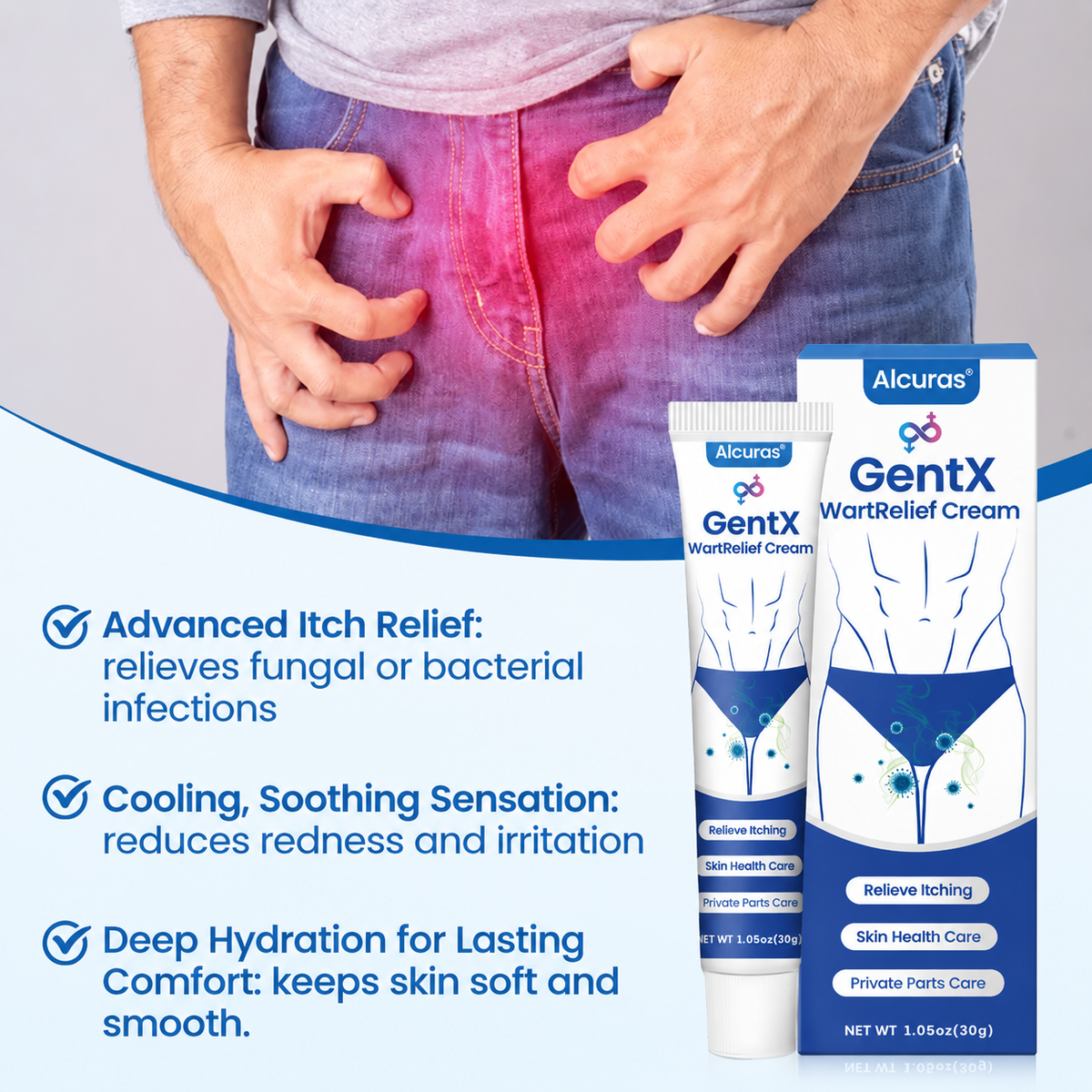 Alcuras® GentX WartRelief Cream