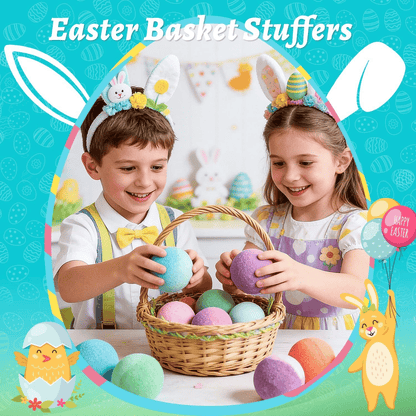 🔥 Natural Bath Bombs for Kids with Mega Bubbles & Surprise Inside🫧12 pcs[1 Box]