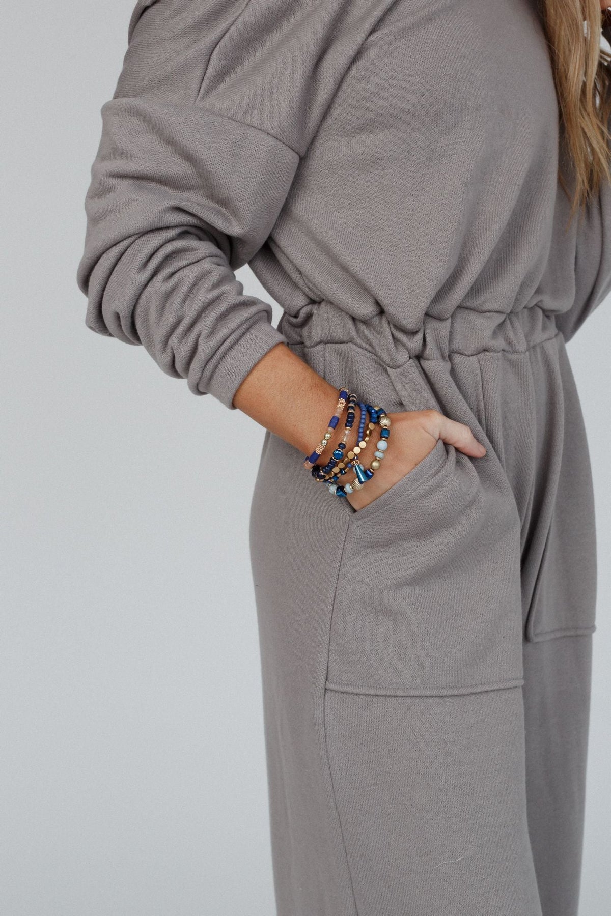 Full Of Treasure Bracelet Set - Navy