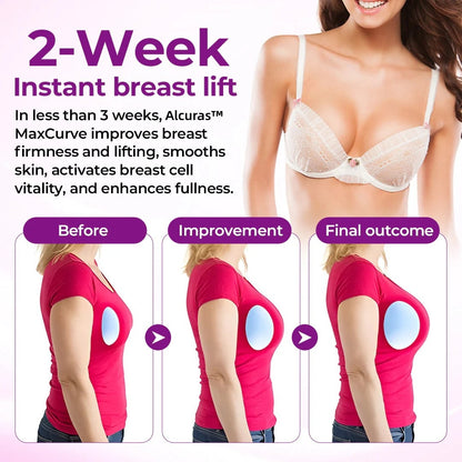 Alcuras™ MaxCurve Sculpting & Volumizing Bust Oil⚡⏱️Get Visible Lift & Fuller Curves in Just 21 Days