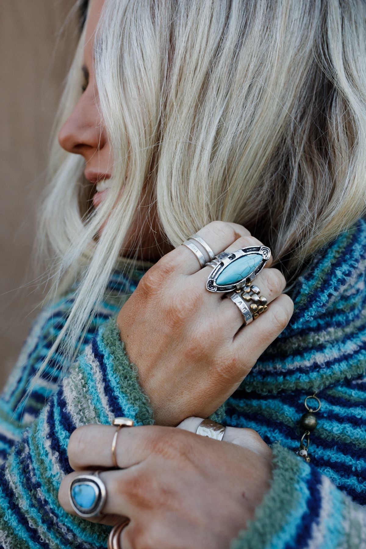 Sierra Canyon Ring - Turquoise
