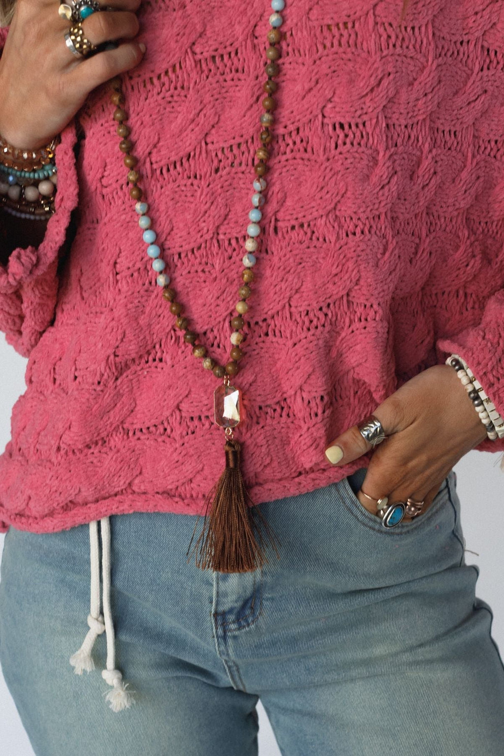 Tama Necklace - Brown Multi