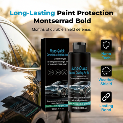 High gloss hydrophobic nanoceramic coating spray