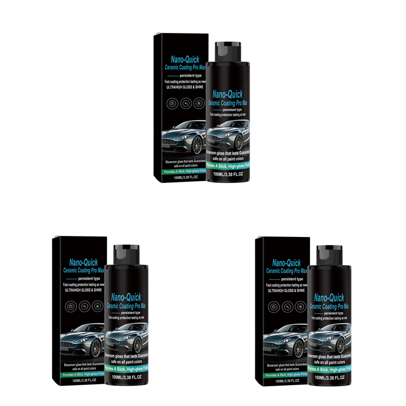 High gloss hydrophobic nanoceramic coating spray