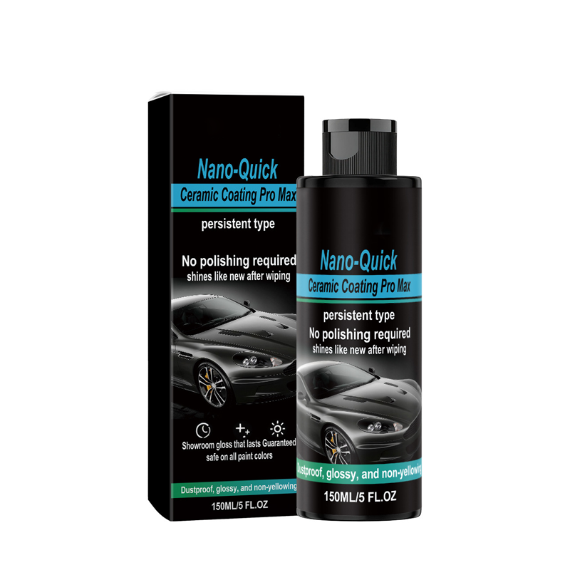 High gloss hydrophobic nanoceramic coating spray
