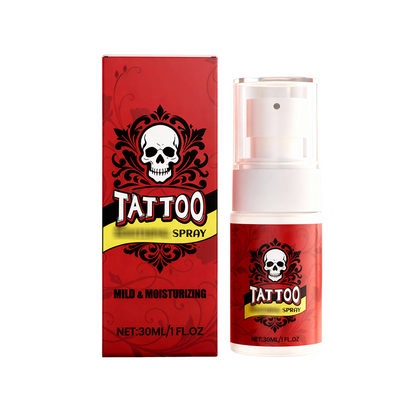 Tattoo aftercare spray – ultra-fine mist, hydrates, revives ink vibrancy. 50% OFF! 🎨
