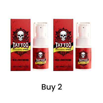 Tattoo aftercare spray – ultra-fine mist, hydrates, revives ink vibrancy. 50% OFF! 🎨