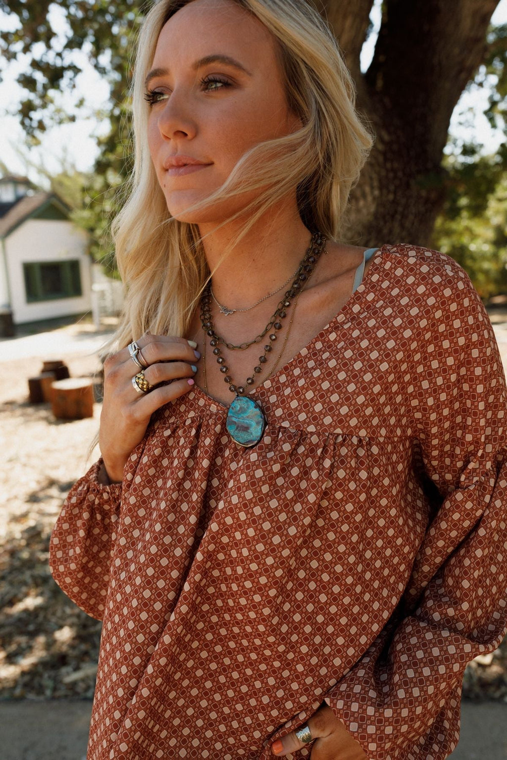 Dezi Necklace - Blue - Pre Order