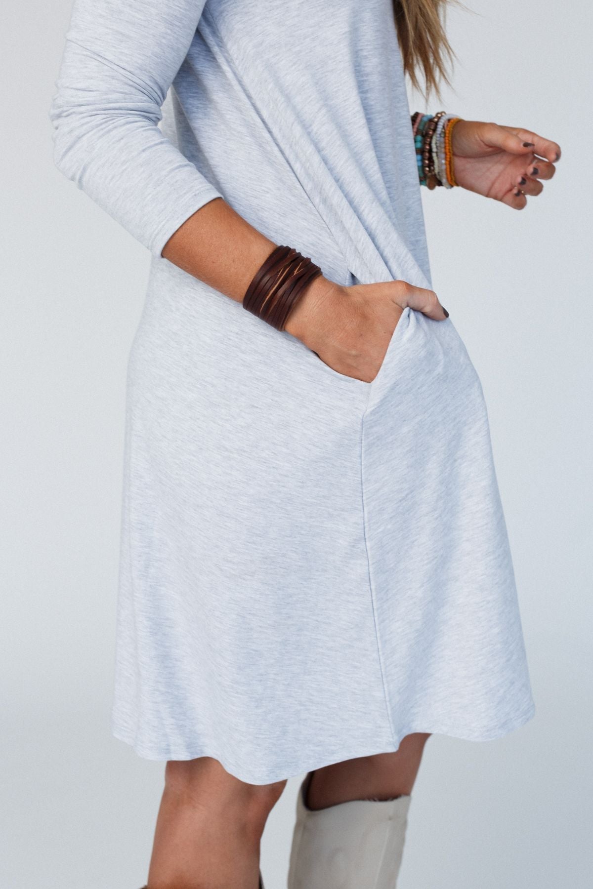 Hey Honey Leather Cuff - Brown